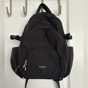 NWT Isaac Mizrahi Backpack with Insulated Pocket - Black as seen on TikTok